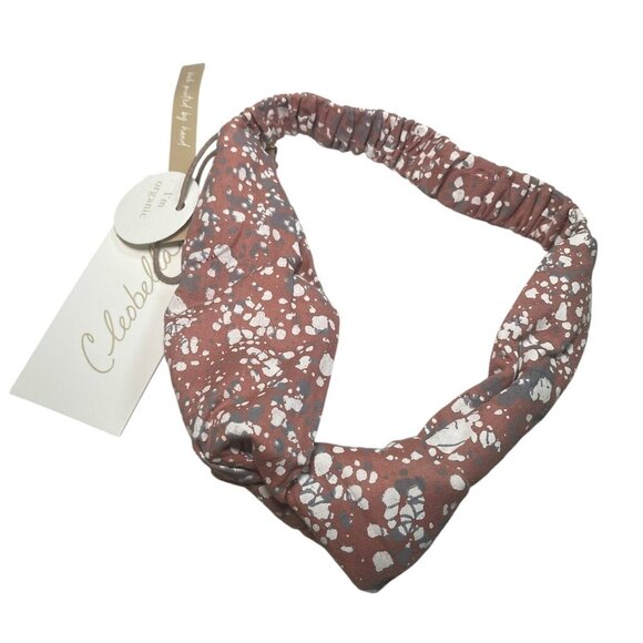Cleobella Organic Cotton Knot Headband Marled Print NWT - Picture 3 of 4